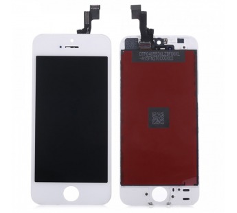 Дисплей для iPhone 5S/SE + тачскрин белый с рамкой ориг#234824