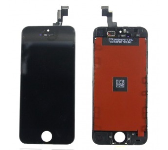 Дисплей для iPhone 5S/SE + тачскрин черный с рамкой AAA#1856732