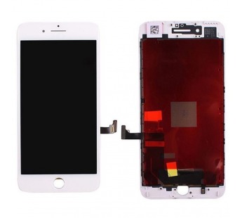Дисплей для iPhone 7 Plus + тачскрин белый с рамкой (copy LCD)#1856703