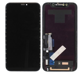 Дисплей для iPhone XR + тачскрин черный с рамкой (TFT - copy LCD)#1854078