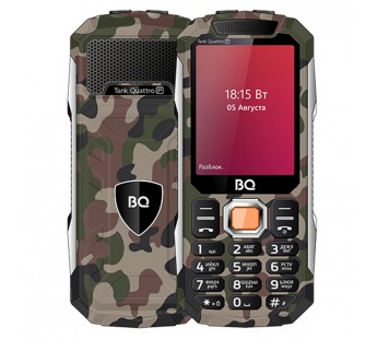 Мобильный телефон BQM-2817 Tank Quattro Power Камуфляж#219412
