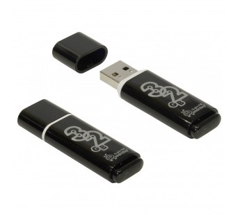 Флеш-накопитель USB 32GB Smart Buy Glossy чёрный#2106795