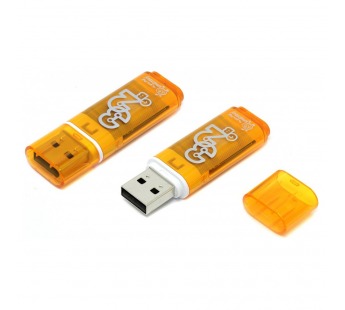 Флеш-накопитель USB 32GB Smart Buy Glossy оранжевый#2106798
