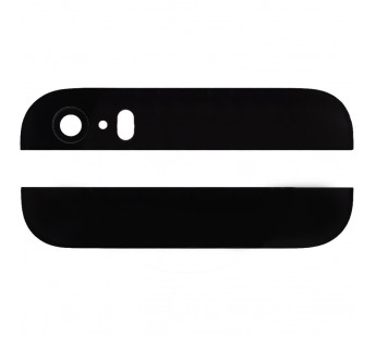 Стекло задней крышки для iPhone 5S (2шт) (черный)#261768