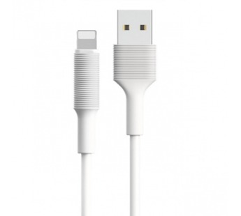 Кабель USB - Apple lightning Borofone BX1 2.0A 1.0м белый#227180