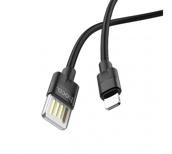 Кабель USB - Apple lightning HOCO U55 2.4A 1.2м черный#1648416