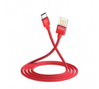 Кабель USB - Type-C Hoco U55 2.4A 1.2м (red)#1720528