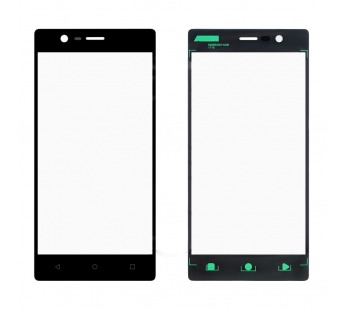 Стекло для Nokia 3 (черный)#245708