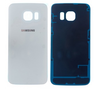 Задняя крышка для Samsung G925 Galaxy S6 Edge (белый) ориг#239773