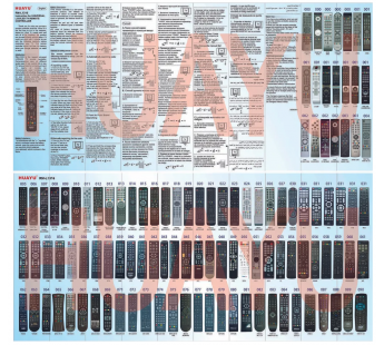 Пульт ДУ универсальный Huayu RM-L1316 - Китай бренды, SUPRA, MYSTERY, HUYNDAI - LCD / LED TV#1935855