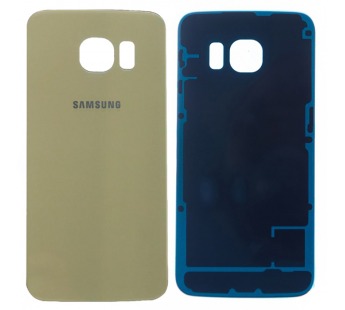 Задняя крышка для Samsung G925 Galaxy S6 Edge (золото) ориг#239774