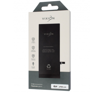 Аккумулятор для iPhone 6S Plus (Vixion) (2750 mAh) с монтажным скотчем#1173419