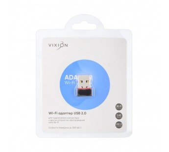 WI-FI приёмник USB 300mpbs (VIXION)#2105705