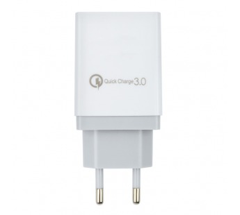 СЗУ VIXION H3 (1-USB) Quick Charger 3.0 (2-USB/2.1A) (белый)#230221