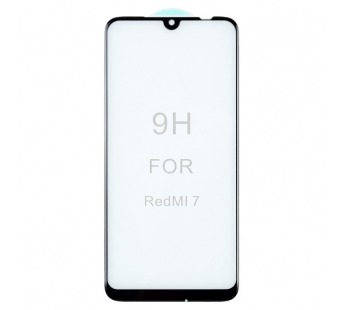 Защитное стекло 3D для Xiaomi Redmi 7 (черный) (VIXION)#230258