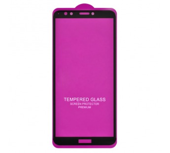 Защитное стекло 6D для Huawei Honor 7C Pro (черный) (VIXION)#230263