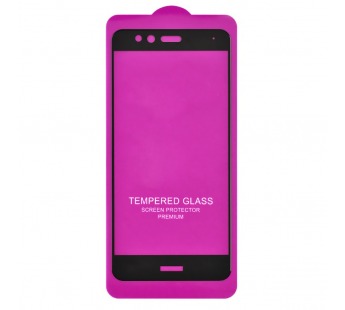 Защитное стекло 6D для Huawei Honor 8 (черный) (VIXION)#230264