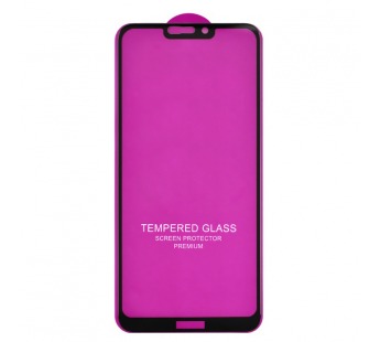 Защитное стекло 6D для Huawei Honor 8C (черный) (VIXION)#230146
