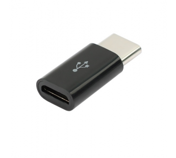 Адаптер VIXION (AD43) micro USB - Type-C (черный)#1469517