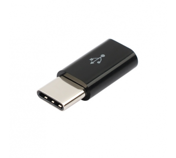 Адаптер VIXION (AD43) micro USB - Type-C (черный)#1469516