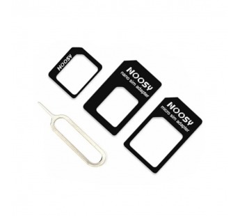 Адаптер Нано и Микро симкарт черный#2139510