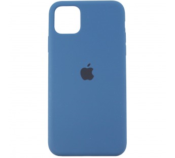 Чехол-накладка Soft touch для Apple iPhone 11Pro Max/6.5 (пол.защ)(020)синий#226231