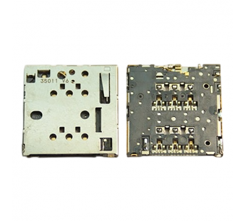 Коннектор SIM для Nokia 820/630/630 Dual/635/502 Dual/503 Dual/730 Dual/X2 Dual#2125847