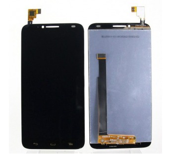 Дисплей для Alcatel OT-6037Y/6037K (Idol 2) в сборе с тачскрином Черный#160069