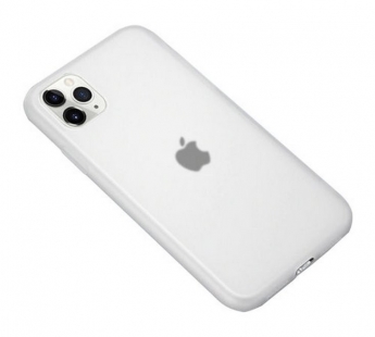 Чехол UltraThin на iPhone 11 Pro matte (прозрачный-белый)#1828823