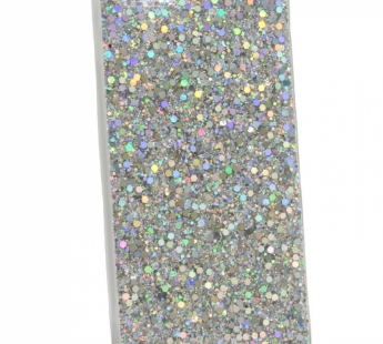 Чехол Case Rainbow на iPhone 6 (блестки и стразы-серебро) 7#1828620