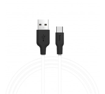 Кабель USB - Type-C HOCO X21  (черно/белые)#1985798