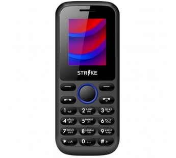 Мобильный телефон Strike A10 Черный+Синий#228174