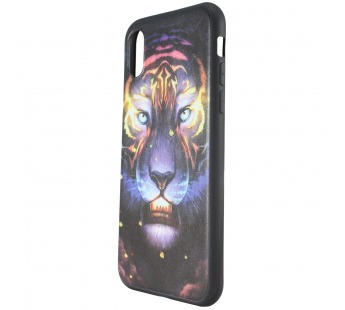 Чехол-накладка Тигр ZIBELINO для iPhone X/XS (рис 92)#231808