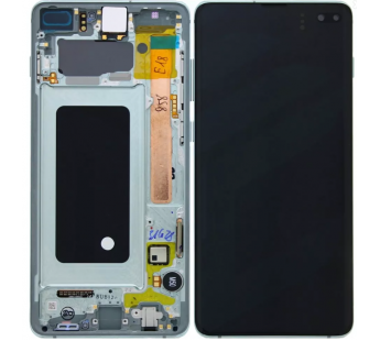 Дисплей для Samsung G975F (S10+) модуль Зеленый - Ориг#253905