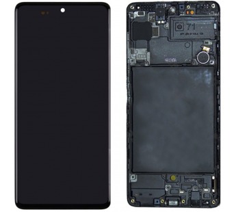 Дисплей для Samsung A715F (A71) модуль Черный - Ориг#1813207