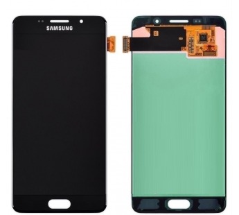 Дисплей для Samsung A510F Galaxy A5 (2016) 5"+ тачскрин (черный) (OLED)#239582