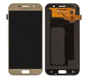 Дисплей для Samsung A520F Galaxy A5 (2017) 5"+ тачскрин (золото) (OLED)#1806997