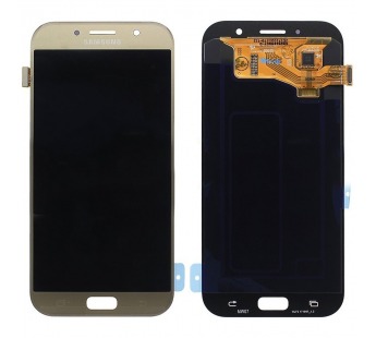 Дисплей для Samsung A720F Galaxy A7 (2017) 5,5"+ тачскрин (золото) (OLED)#248826