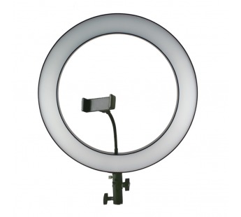 Вспышка для селфи - кольцевая светодиодная лампа Dimmable , 36 см (black)#238195