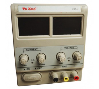 Источник питания YAXUN YX-305D (30V, 5A, режим стабилизации тока), черный#247566