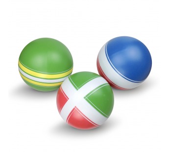 Мяч (100мм) Классика ручное окраш. Р3-100 (ЧПО), шт#239833