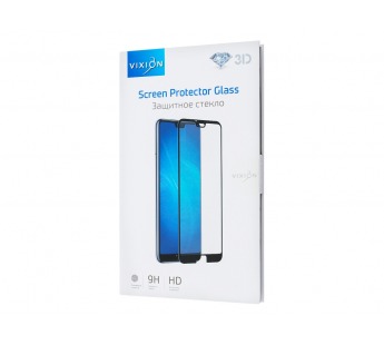Защитное стекло 3D для iPhone 7 Plus/8 Plus (черный) (VIXION)#408443