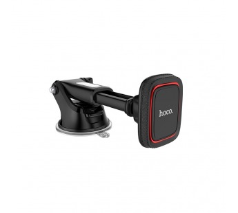 Держатель автомобильный Hoco CA42 Cool Journey in-car dashboard holder with stretch rod (black\red)#2046913