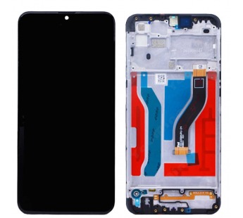 Дисплей для Samsung A107F Galaxy A10s в рамке + тачскрин (черный) ОРИГ100%#249846