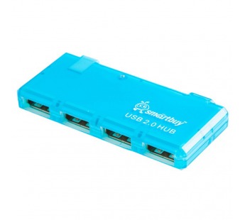 USB HUB Smart Buy SBHA-6110-B (4 порта) голубой#2141949