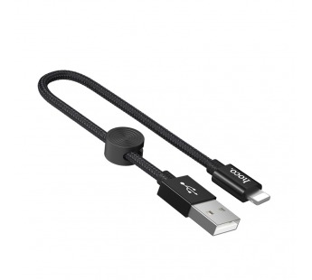 Кабель USB - Apple lightning Hoco X35 Apple черный 0,25м#1891418