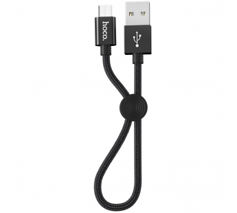 Кабель USB - micro USB Hoco X35 Micro черный 0,25м#1891420