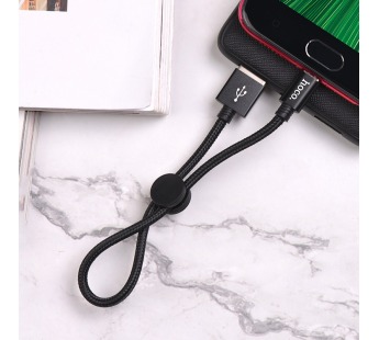 Кабель USB - micro USB Hoco X35 Micro черный 0,25м#1891422