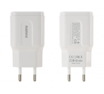 Сетевое зарядное устройство USB Remax RP-U16 (3A, быстрая зарядка QC 3.0) Белый#1339123