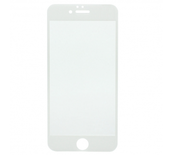 Защитное стекло "Оптима" для iPhone 6/6S Белое (Закалённое, полное покрытие)#634999